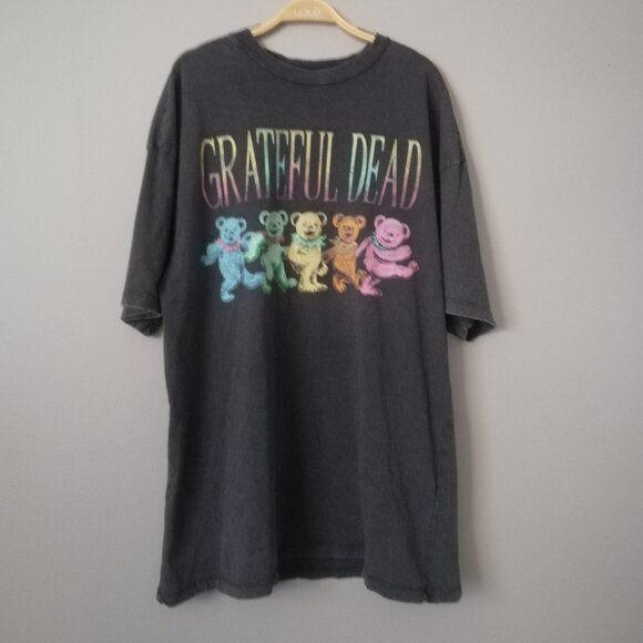 2021 H&M Grateful Dead with Dancing Bears T-Shirt Size M to L - Picture 1 of 8